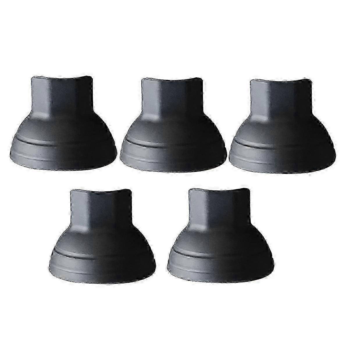 5PCS Pickleball Ball Retriever: Suitable compatible with All Standard Pickleball Rackets, Easy to Attach to Pic--Black