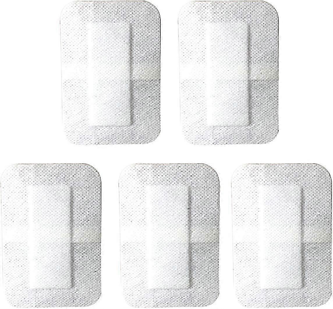 10PCS Adhesive Sterile Wound Dressing, Breathable Composite Dressing 7x6cm