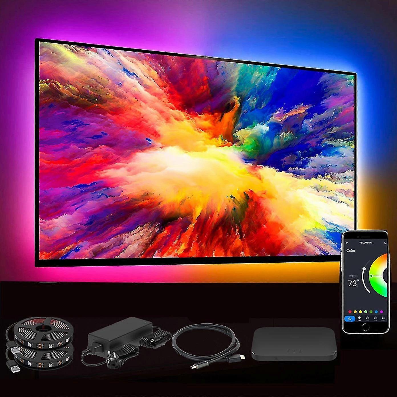 Streamer Symphony Tv Background Light With Picture Synchronization Background Light Lcd Tv Atmospher