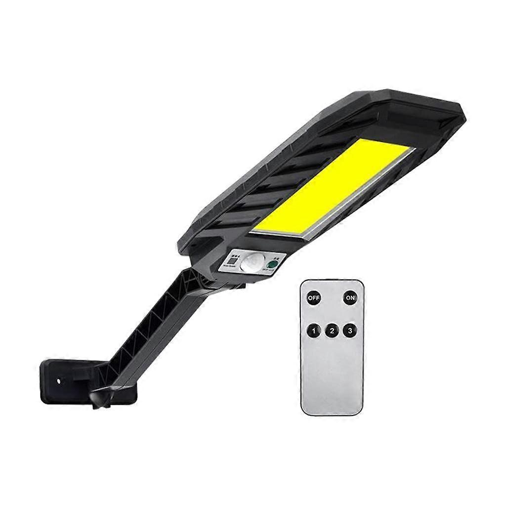 Solar Power LED Street Lamp with Motion Sensor, 180 COB Light, Waterproof Outdoor Flood Light, 57 x 13 x 5 cm