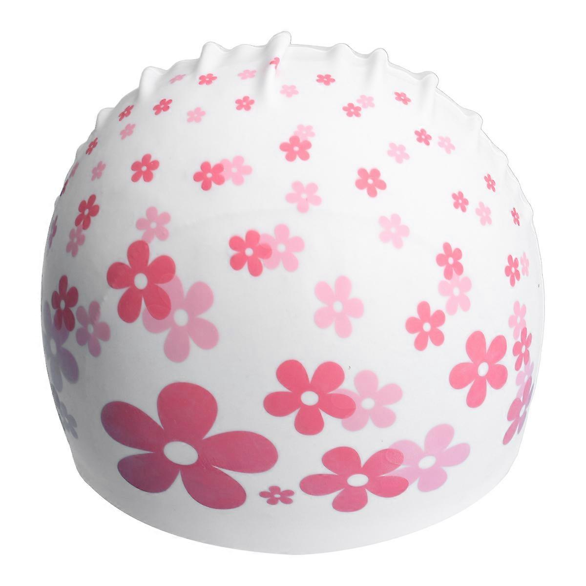 Ear Cover Swimming Cap Waterproof Silicone Hat for Children Pool Activities Size 21.5x17.5x0.25cm Keep Hair Dry 1Set
