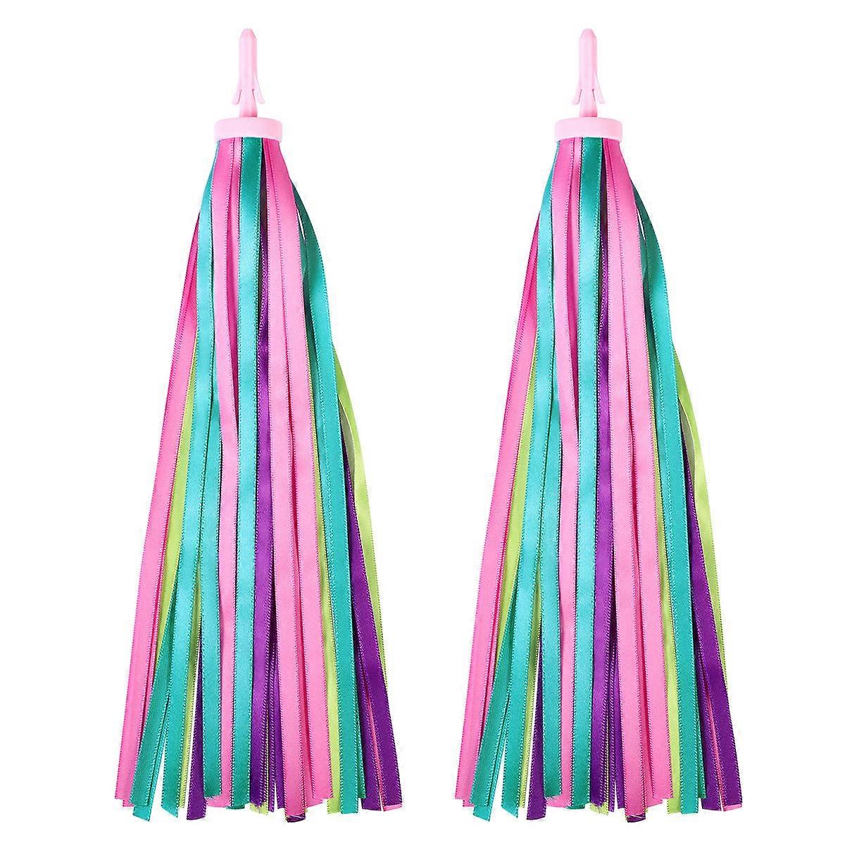 Kid Bike Handlebar Streamer Colorful For Children Riding Outdoor Activities 27.5cm Tassels 1Pair