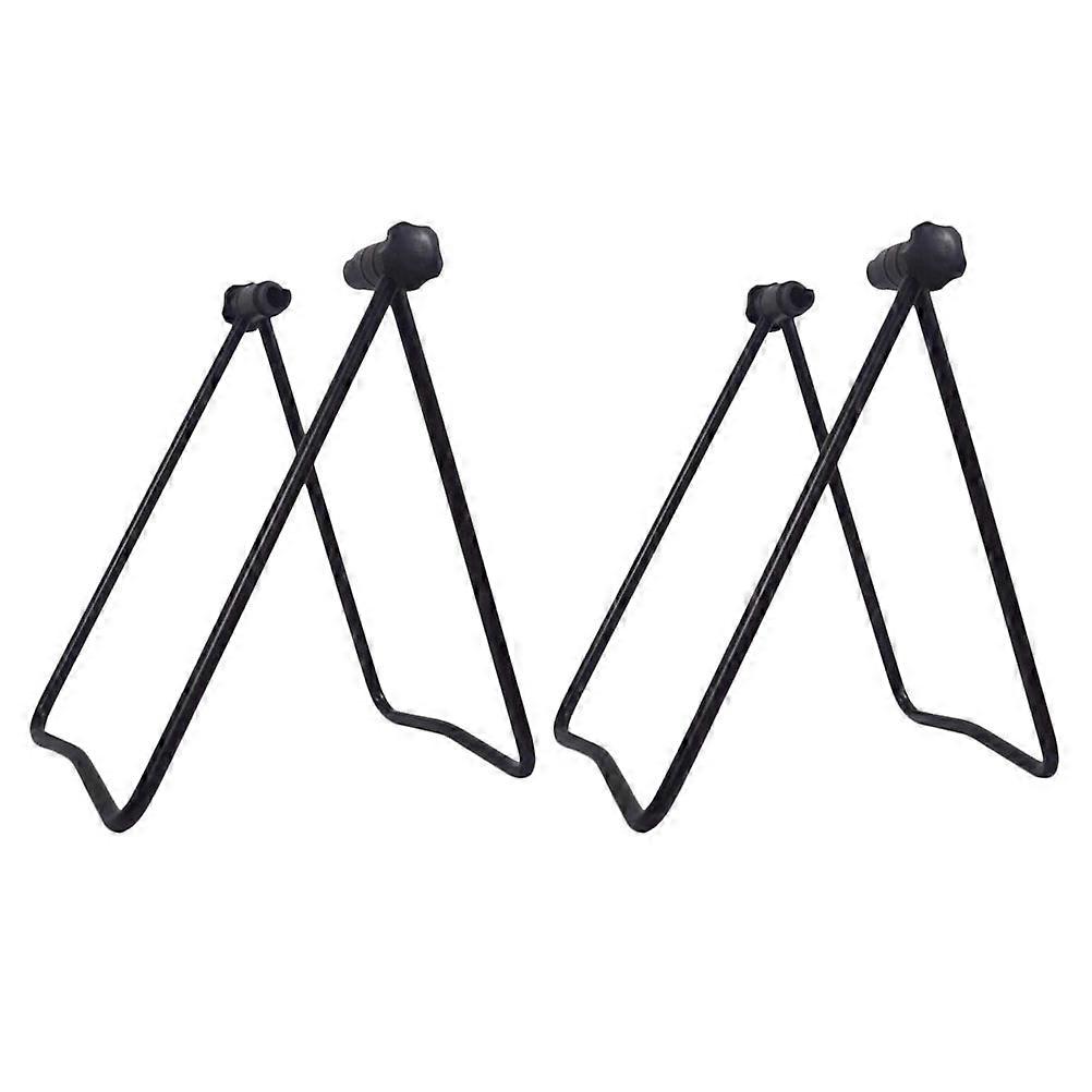 Bike Parking Holders Home Bike Display Rack Garage Storage Folding Iron 2Pcs