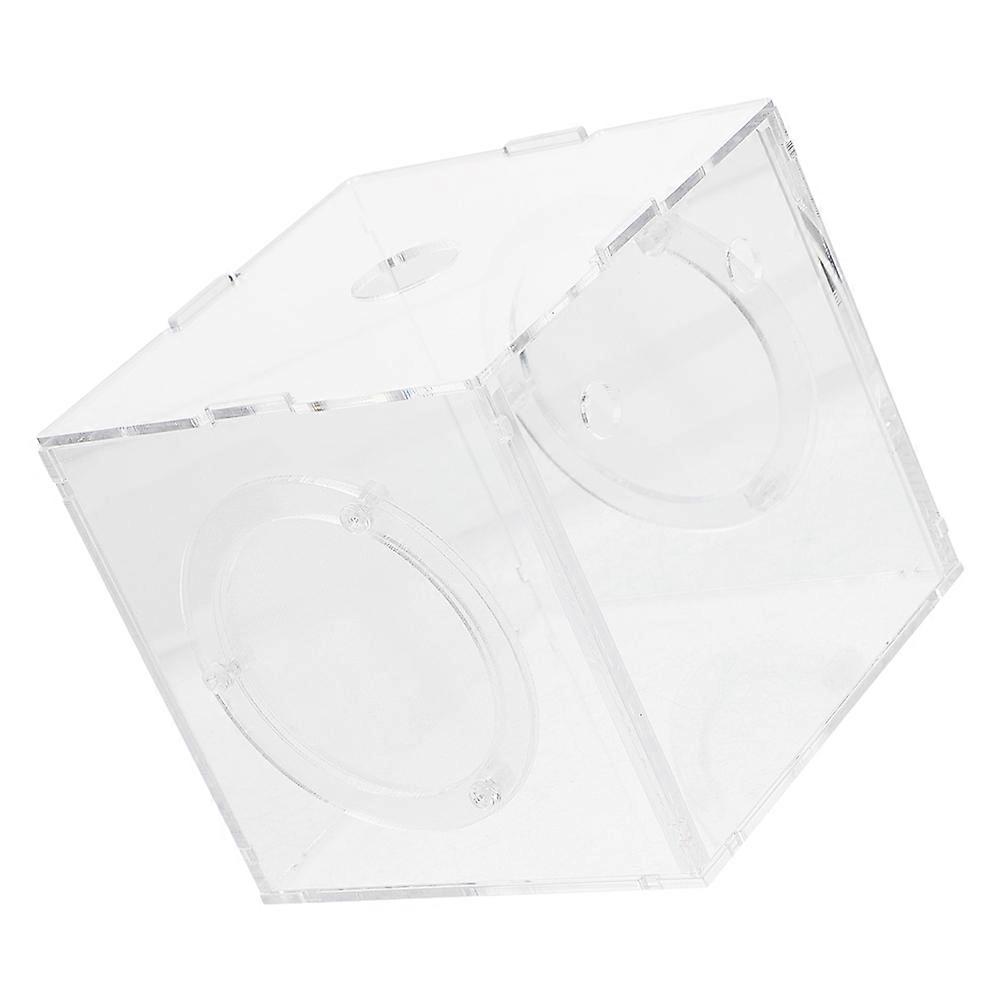Transparent Aquarium Habitat Fish Tank Incubator For Fish Protection Isolation 3.14x3.14x3.14in 1Set