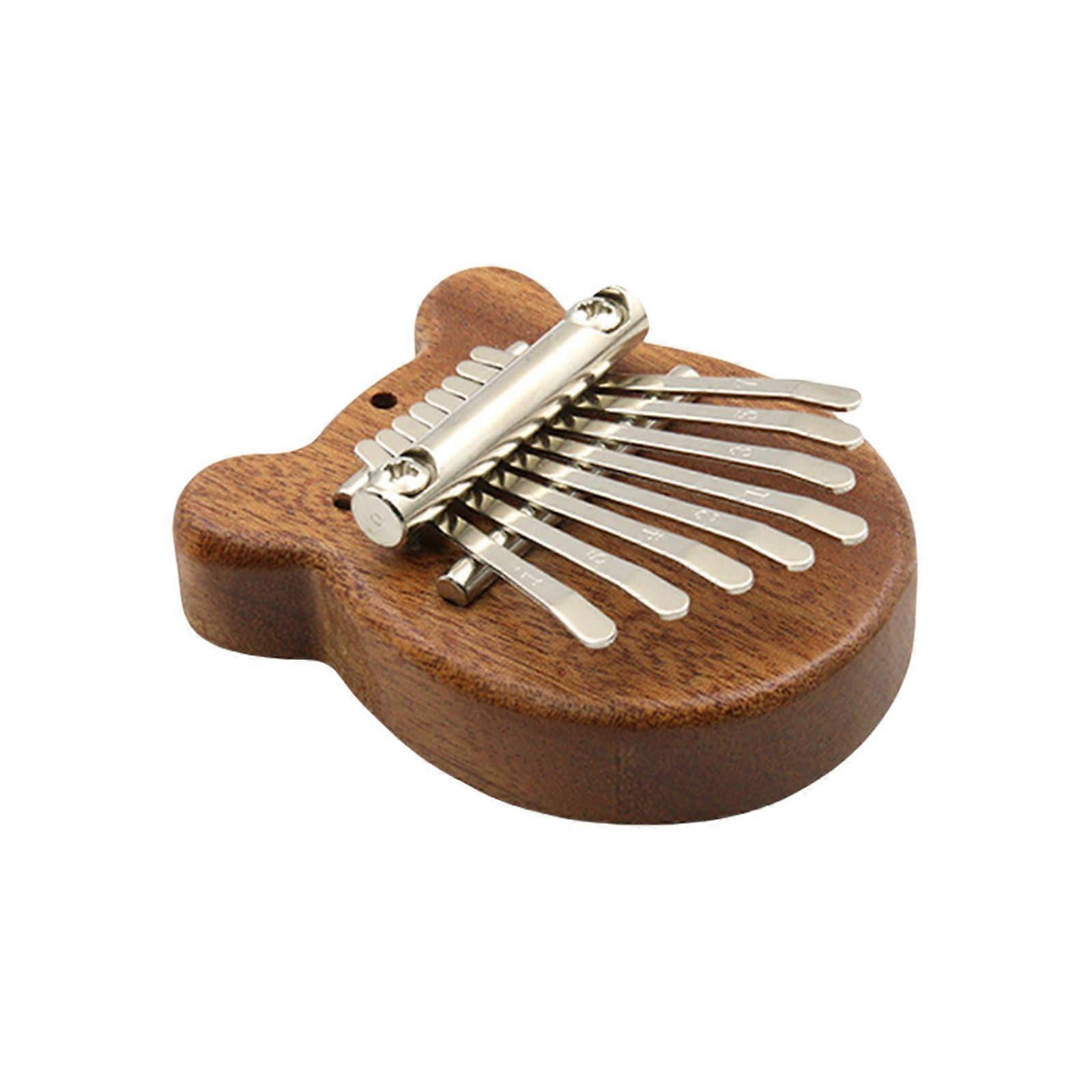 Portable Wooden Finger Thumb Piano 8 Keys Finger Piano Beginner Keyboard Instrument