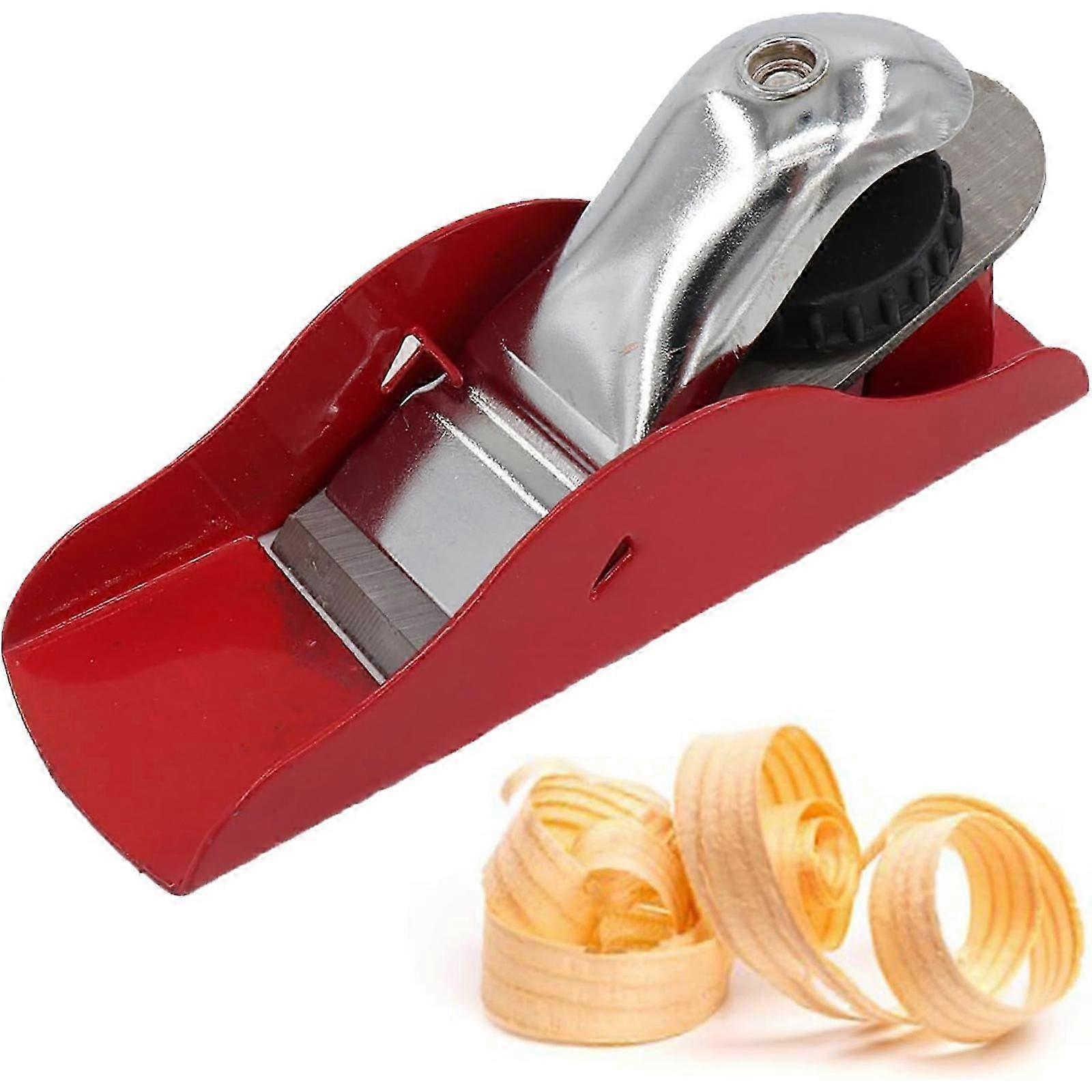 Mini Woodworking Hand Planer, Woodcraft Tool, Adjustable Block Plane for Trimming, Wood Planning, Edge Rounding, Wood DIY Crafting