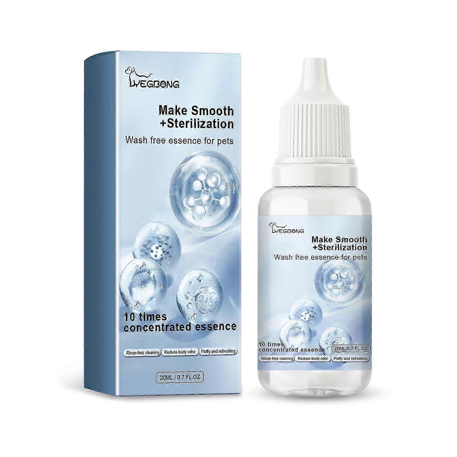 Yegbong Pet Μίας Χρήσης Essence Γάτες και Σκύλοι Χωρίς νερό Αποσμητική Καθαρισμός και Απαλότητα Περιποίηση Αρώματος Μαλλιών