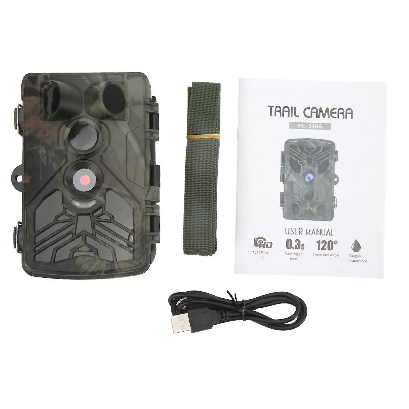 Outdoor Hunting Motion Activated Trail Camera with Infrared Night Vision for Security Monitoring