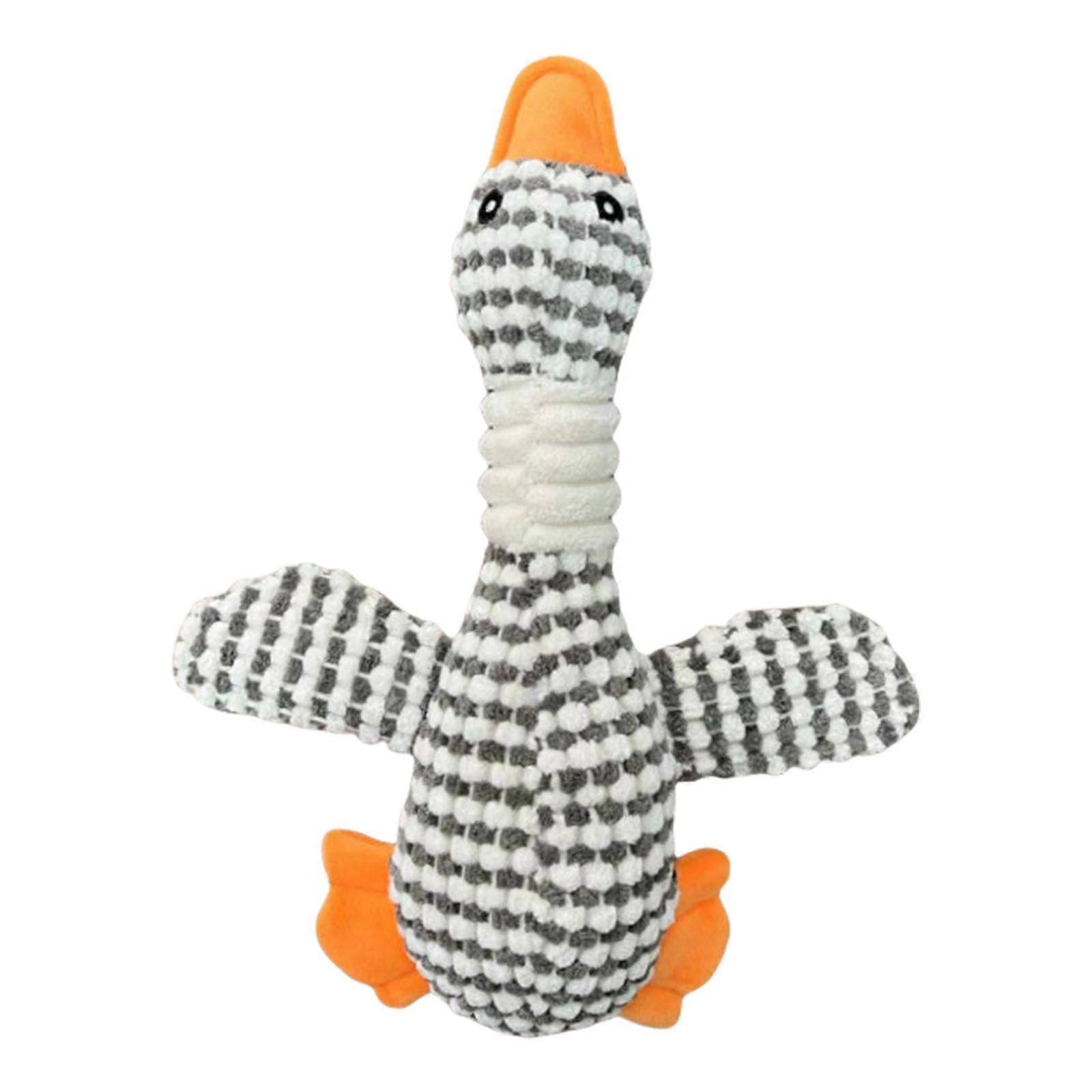 Pet Plush Wild Geese Toy Molar Chew Toy Puppies Teething for Teething Cleaning Dog Wild Geese Chew Wild Geese Toy Multicolor