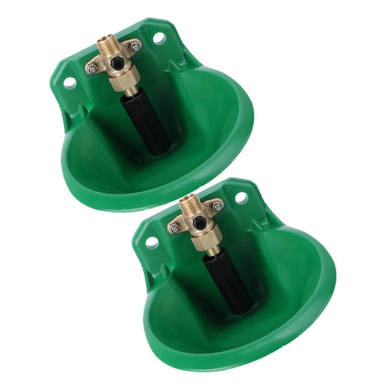 Automatic Water Bowl for Sheep and Lambs with Copper Valve, Durable Plastic Drinking Fountain, Safe and Practical Design