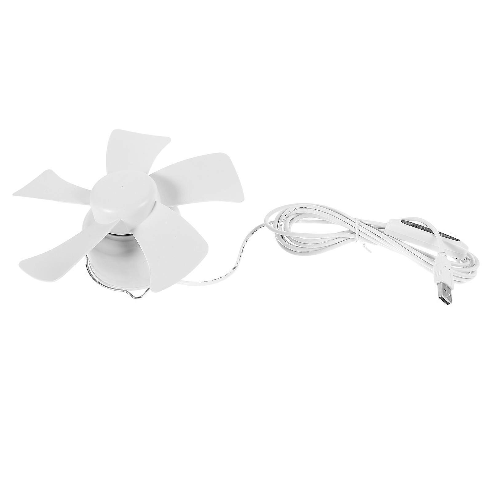 Portable Bed Fan with USB Timer Function for Dorm and Travel Use