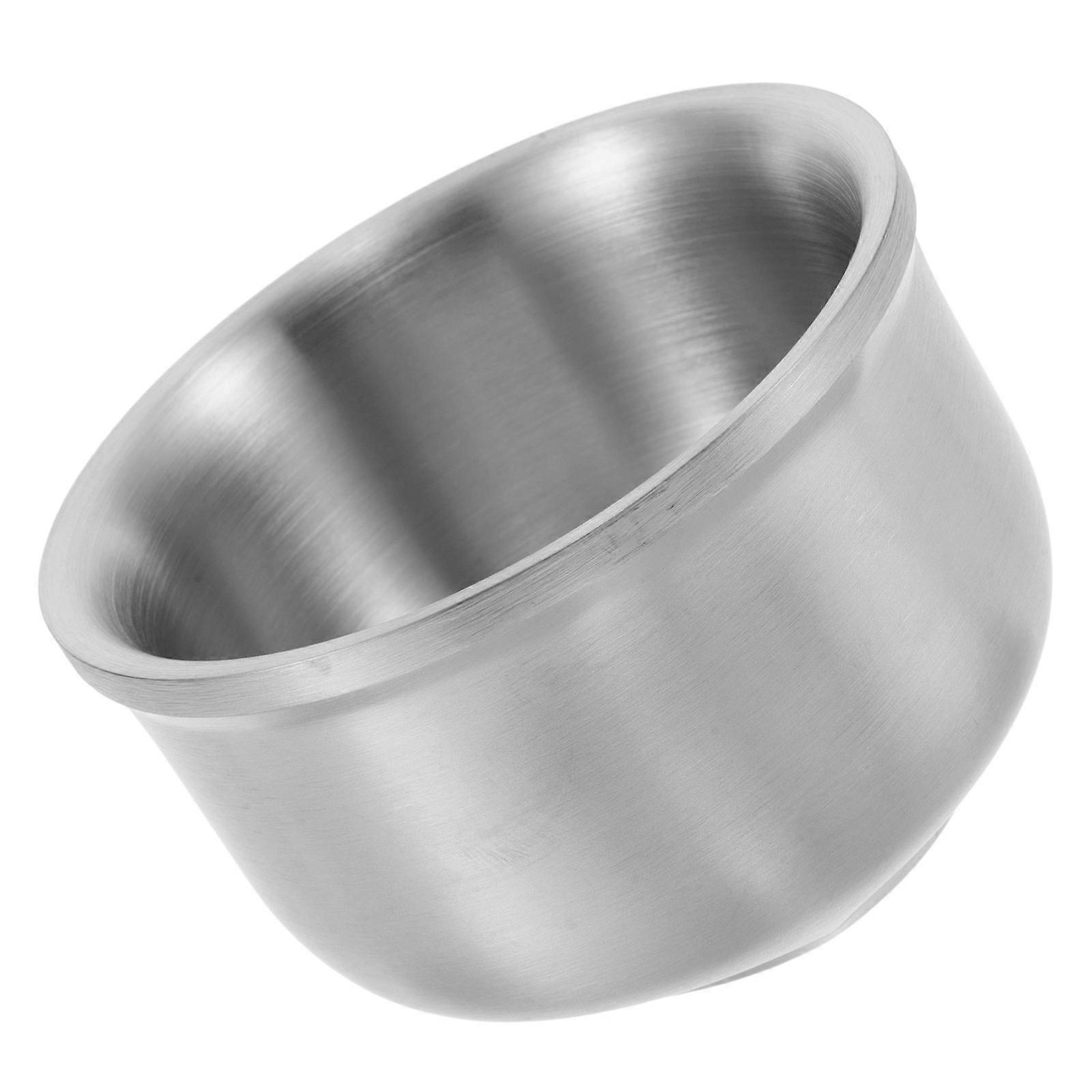 Stainless Steel Shaving Soap Bowl   Heavy Duty, Portable, Easy to Clean, Travel Friendly Grooming Tool for Men