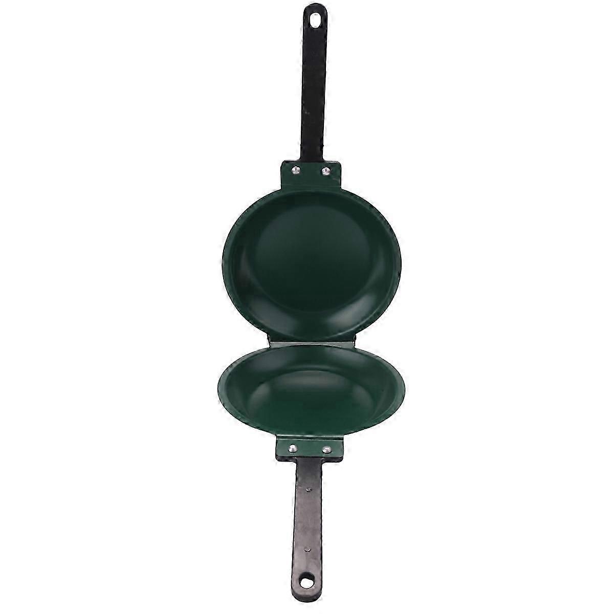 DIY Non-Stick Pan, Double-Sided Frying Pan Frying Pan Breakfast Pan, Gas and Induction Cooker Univer
