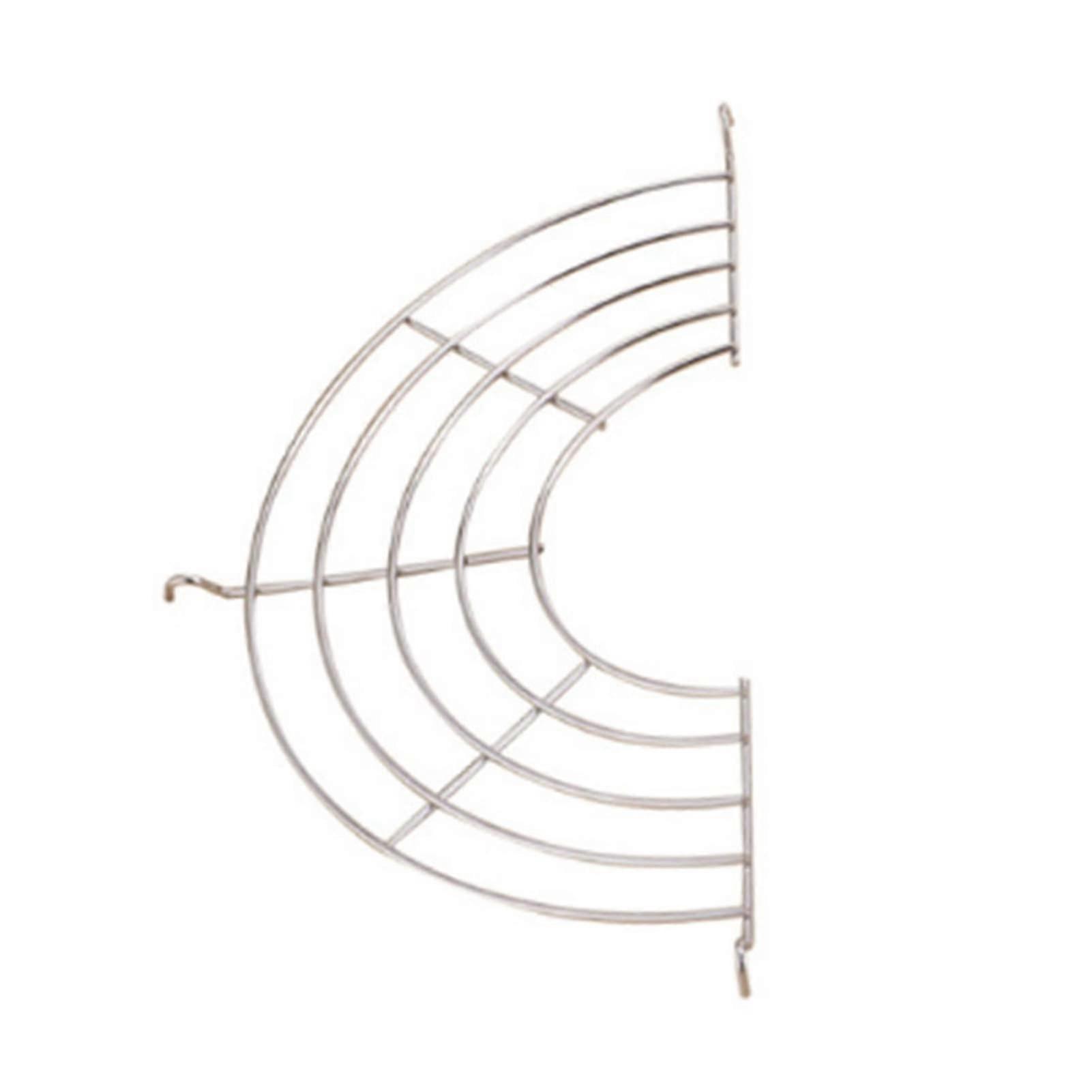 Stainless steel wok rack, steam rack heating rack for pots and pans with hook design, semicircular cooling rack (L) L L