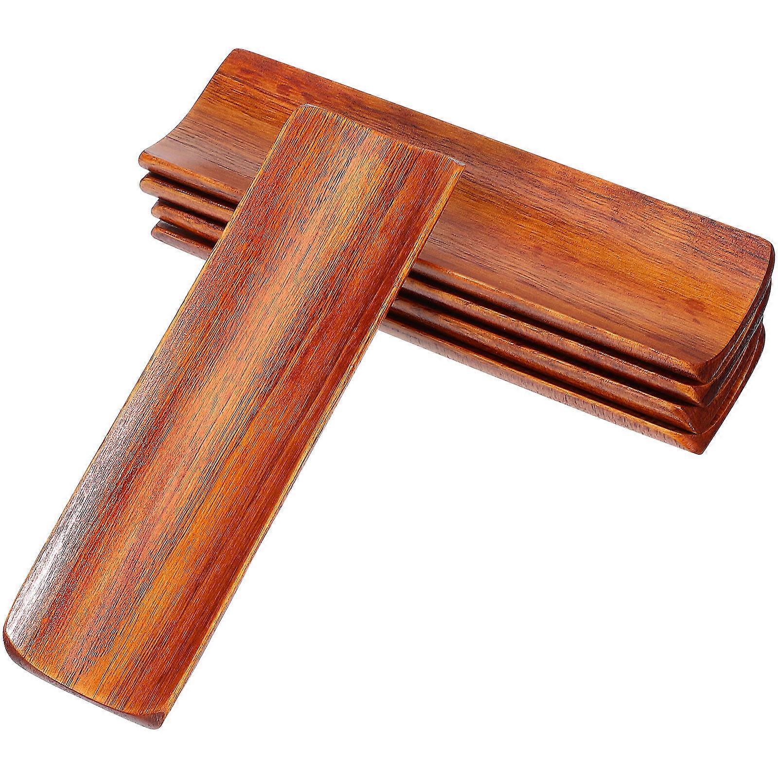 Chocolate Towel Tray for Neatly Arranging Guest Towels and Accessories 5 Pieces
