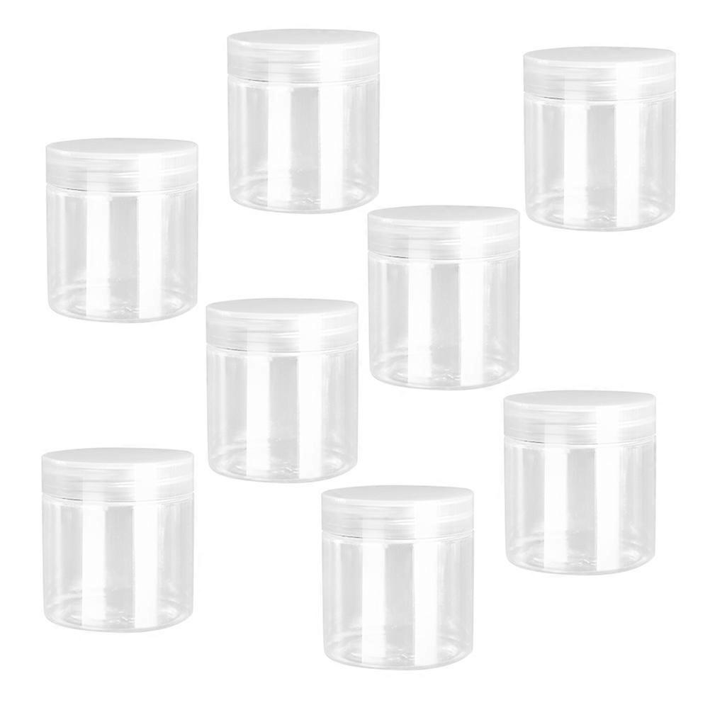Plastic Bottles for Storage Use Leakproof Empty Containers Jars Made of PET White Color 100ml