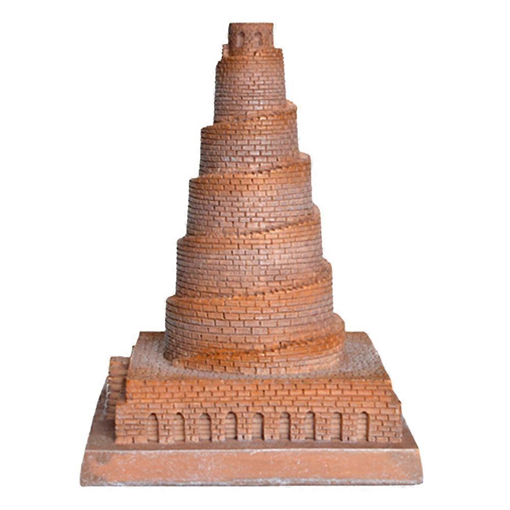 Bookshelf Decor Resin Architecture Model Tower Shape European Sculpture Ornament for Home Decoration 1Set