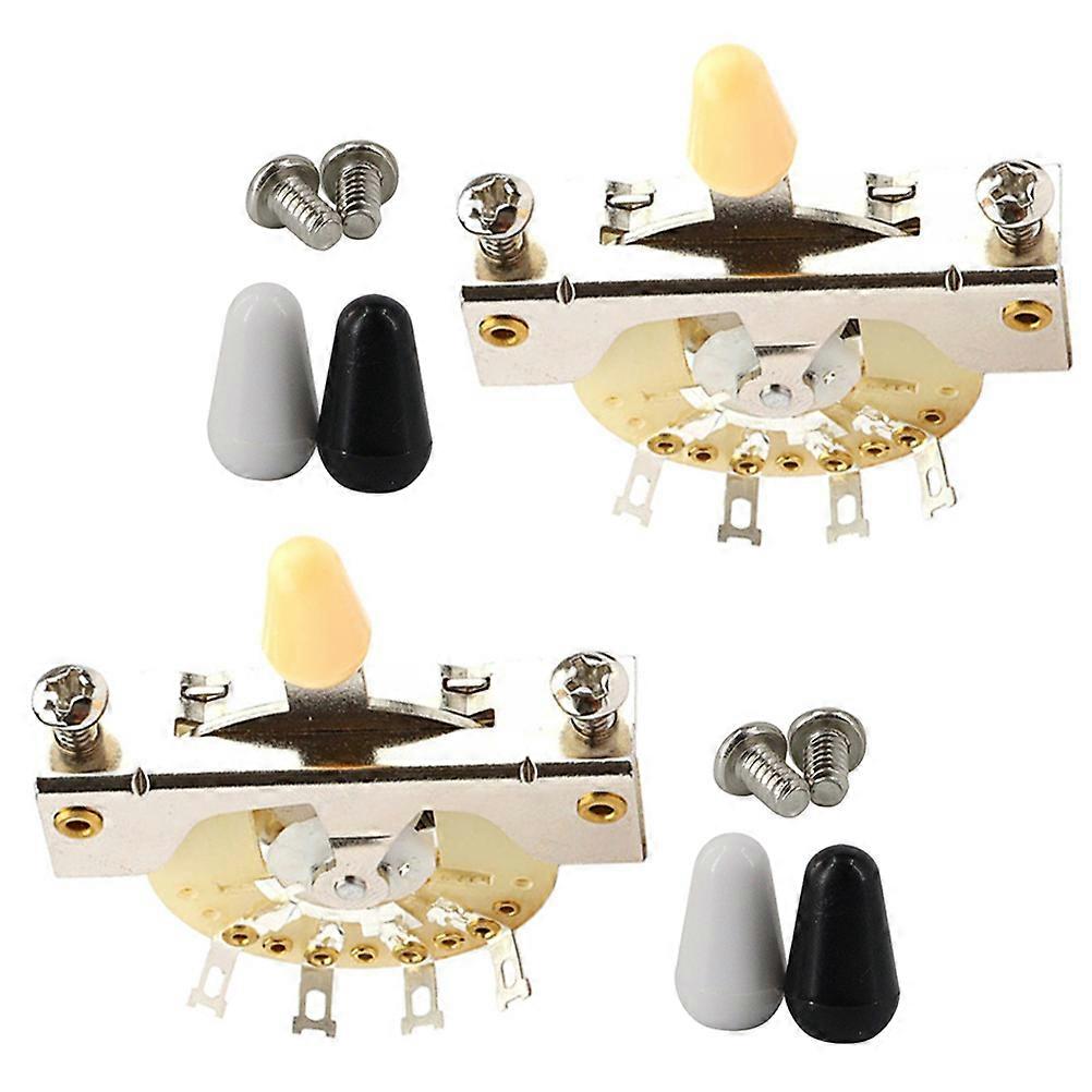 Electric Guitar Pickup Selector Toggle Made of Metal and Plastic for Durable Guitar Use Assorted Color