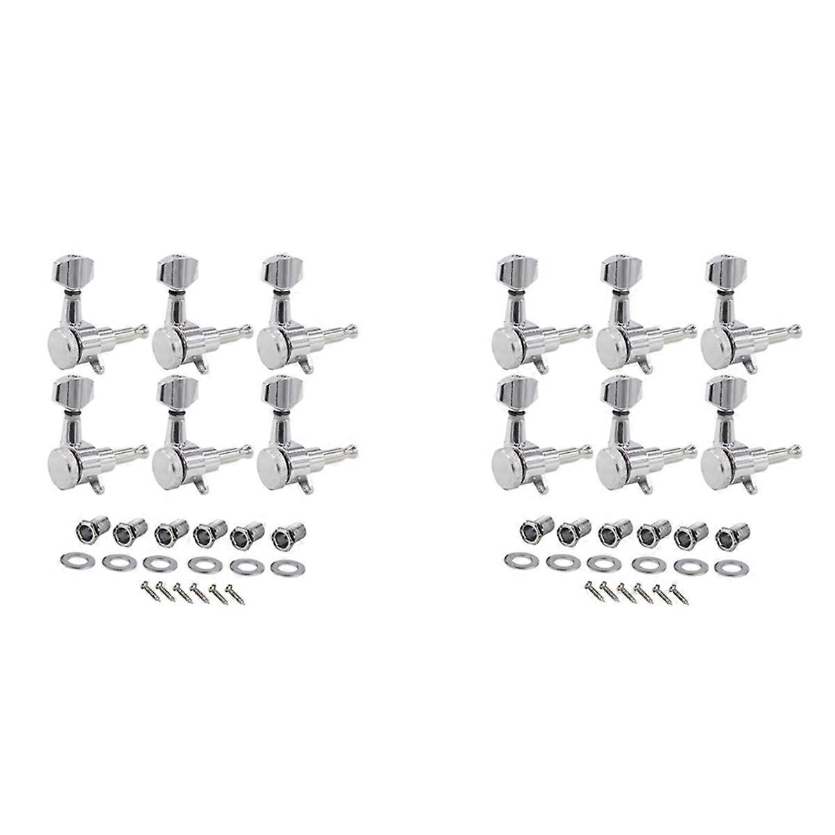Guitar Locking Tuners String Tuning Pegs Machines Heads Set for Guitar Parts