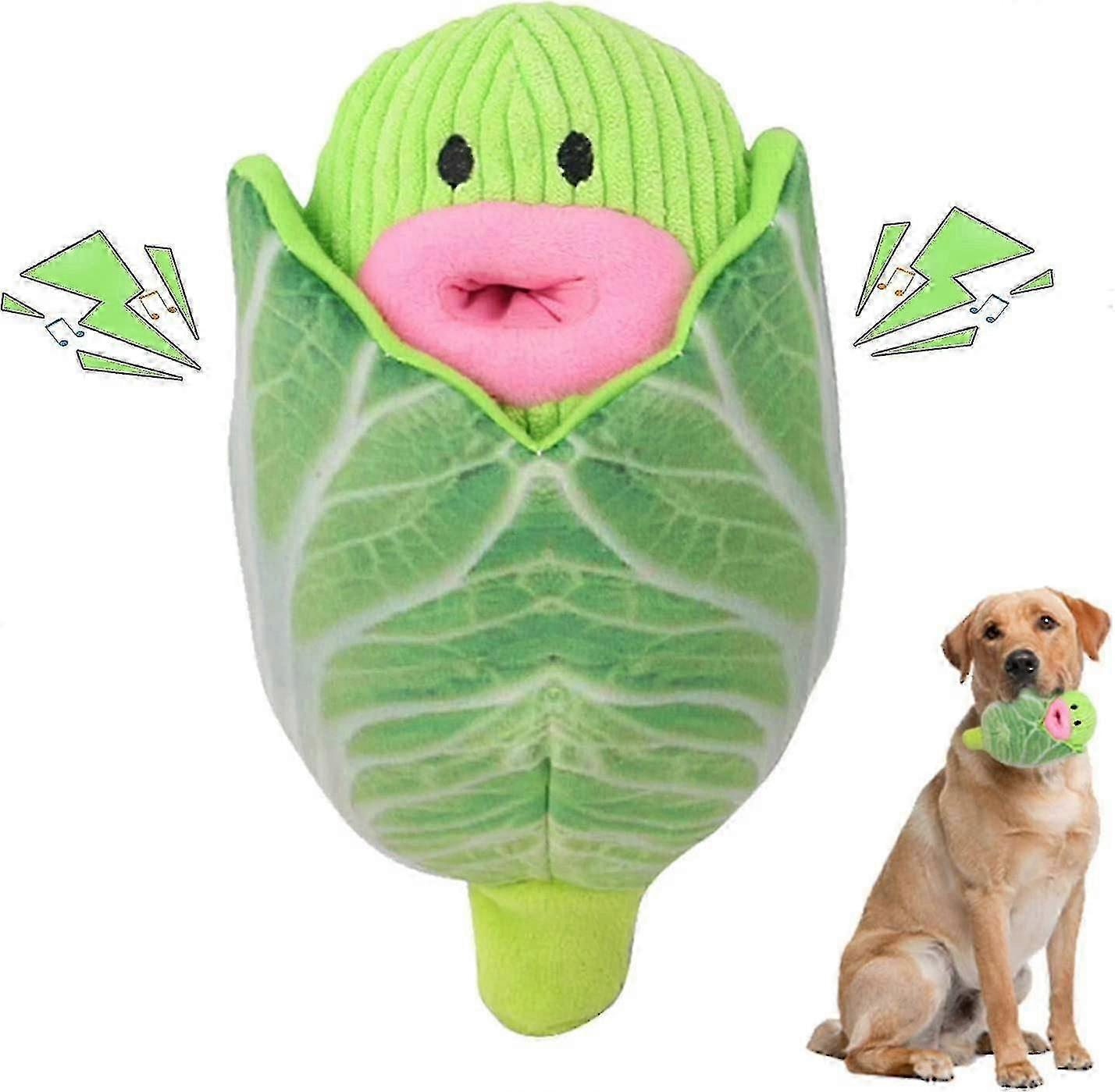 Interactive Dog Toys 2-in-1 Squeaky Dog Toys,vegetable Dog Toys Dog Chew Toy Stuffing For Small, Medium Dog