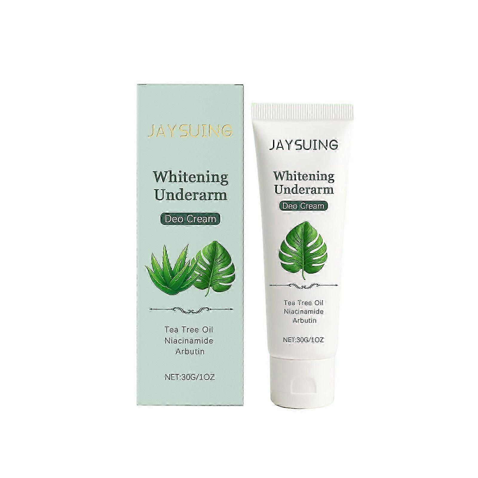 Whitening Underarm Deo Cream, 30g Underarm Cream, Summer Natural Gentle Moisturizing Cream, For Dark Armpits, Elbows, Knees