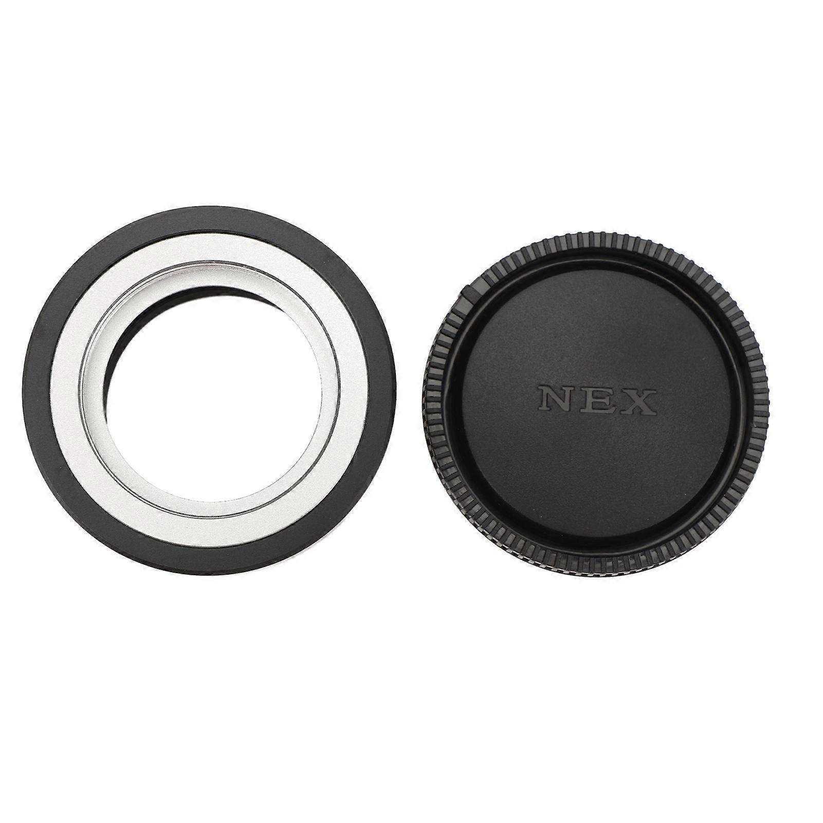 Lens Mount Adapter M42 to for NEX Manual Focus for NEX C3 NEX 5C A7 A7S A7SII A7RII A7III A7RIII A7SIII A9 A6500 A6300 A6000 with Lens Back Cover
