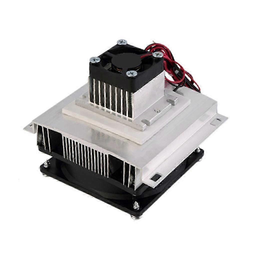 TEC1-12706 Peltier Cooler Kit 12V Semiconductor Refrigeration Thermoelectric Cooler Cooling System Heatsink Module +Fan