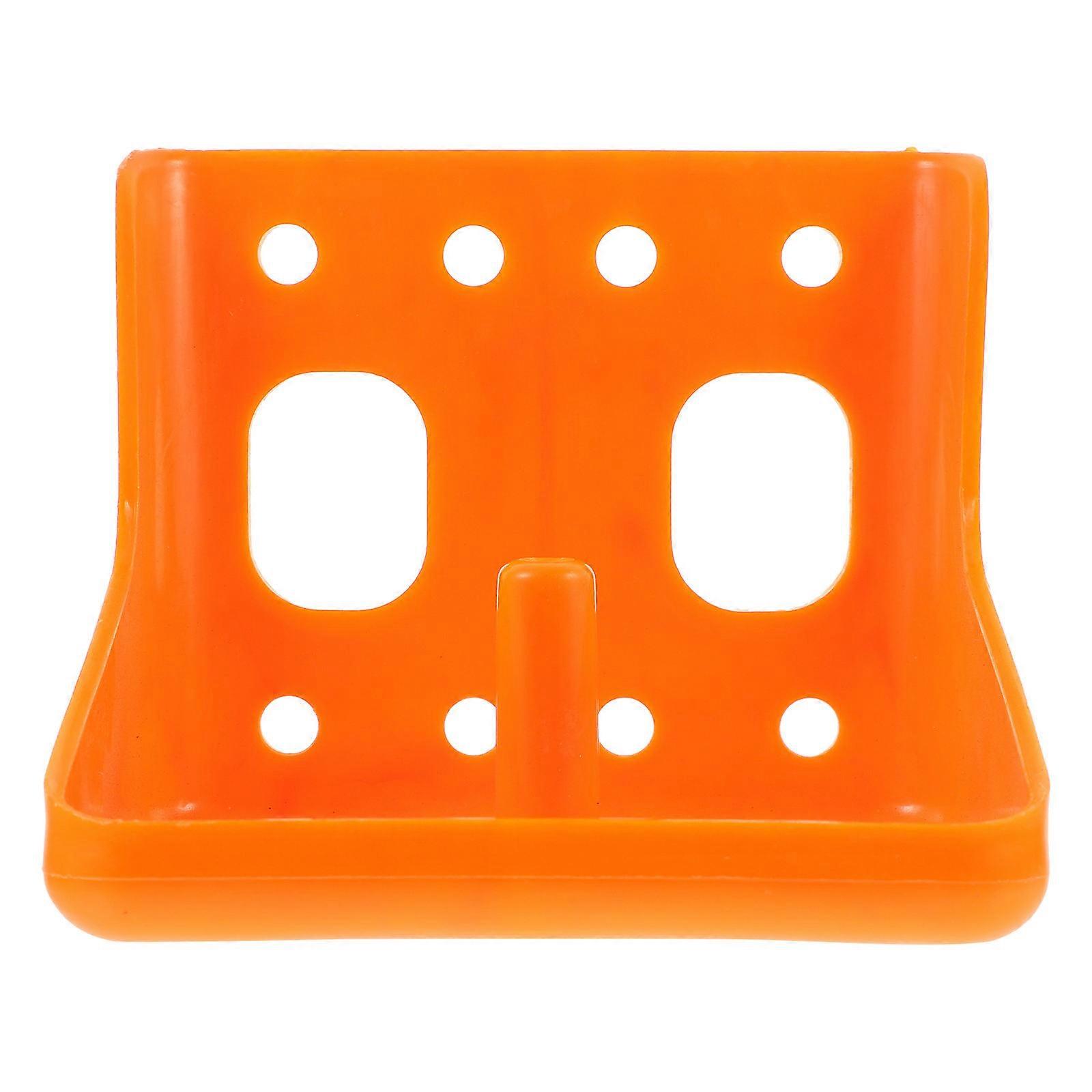 Thickened Livestock Feeding Box with Skid Design, Salt Lick Holder, Food Fixing Column, Fall and Low Temperature Resistant Farm Feeder Tray