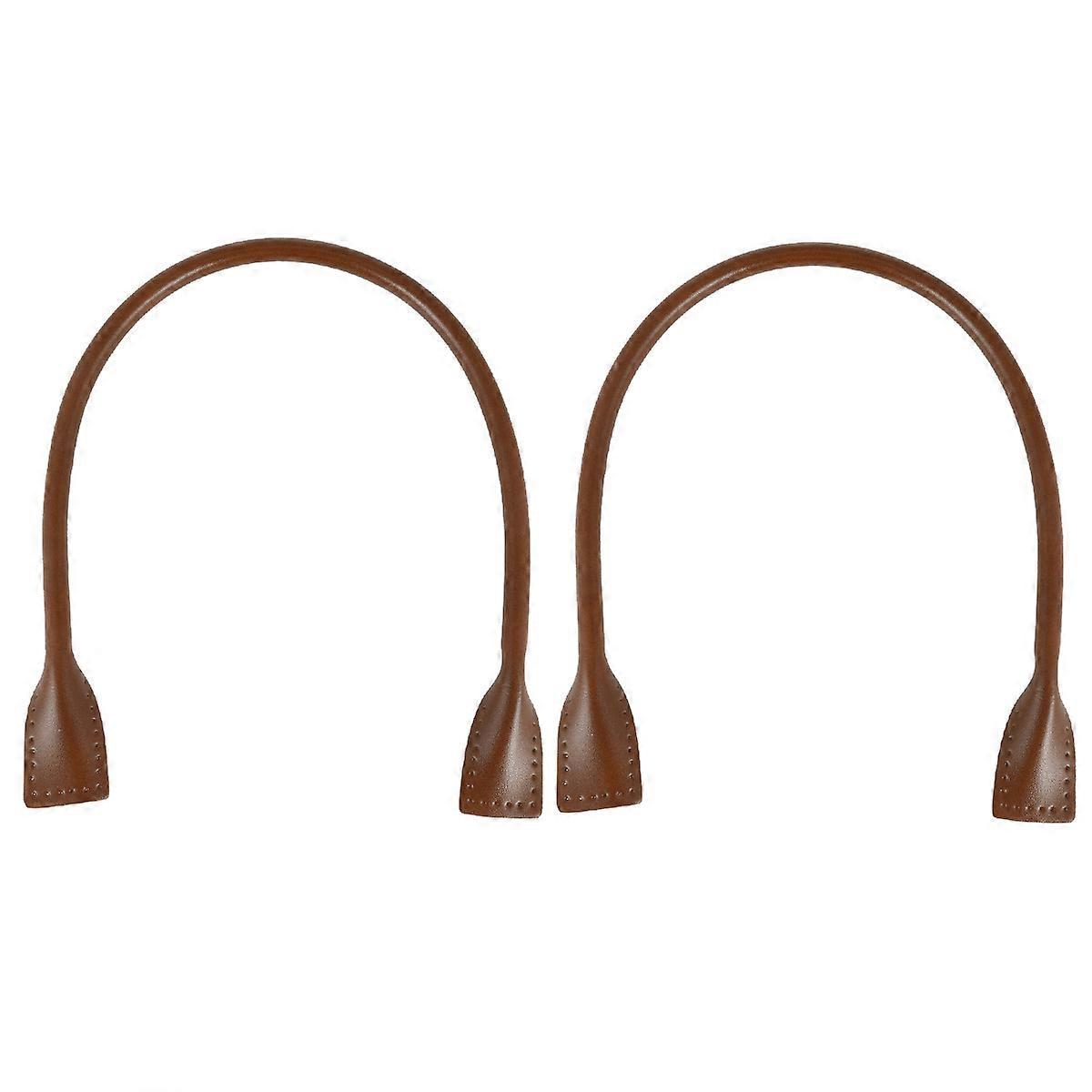 Replacement Handles For Bags 2Pcs 60Cm Coffee One-Shoulder Handbag Strap For Women Home Use Classic Design Bag Handle Replacement
