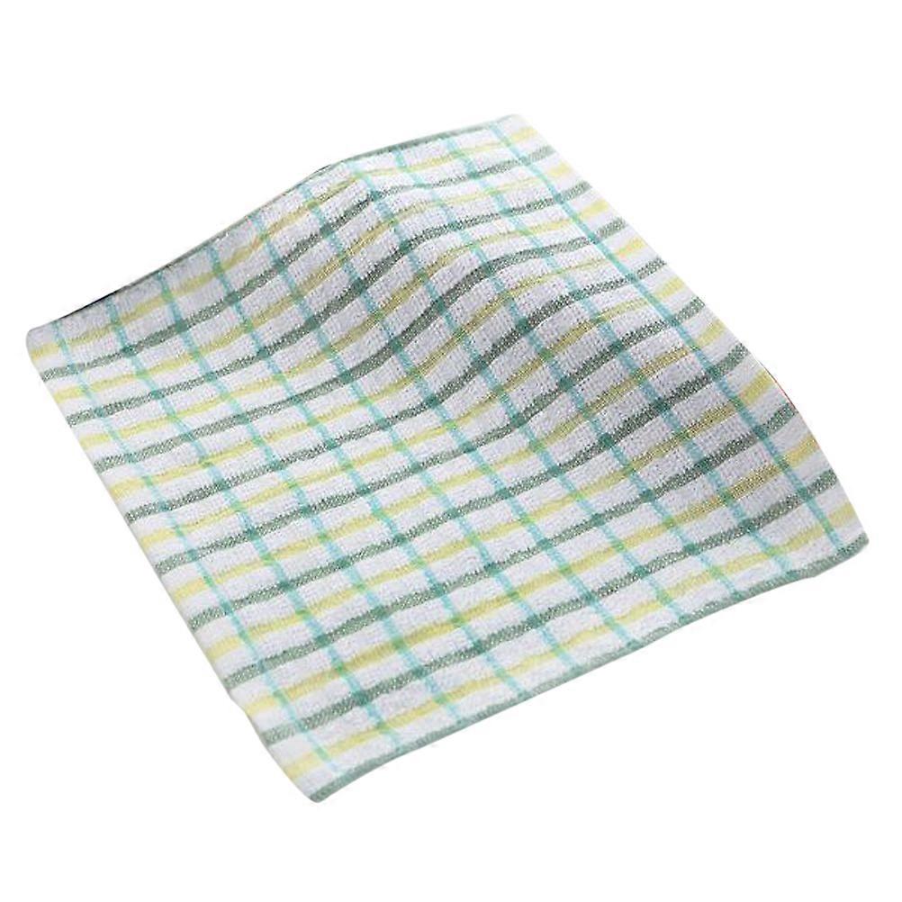 Super Absorbent Kitchen Rag Set for Cleaning Use Green Polyester %