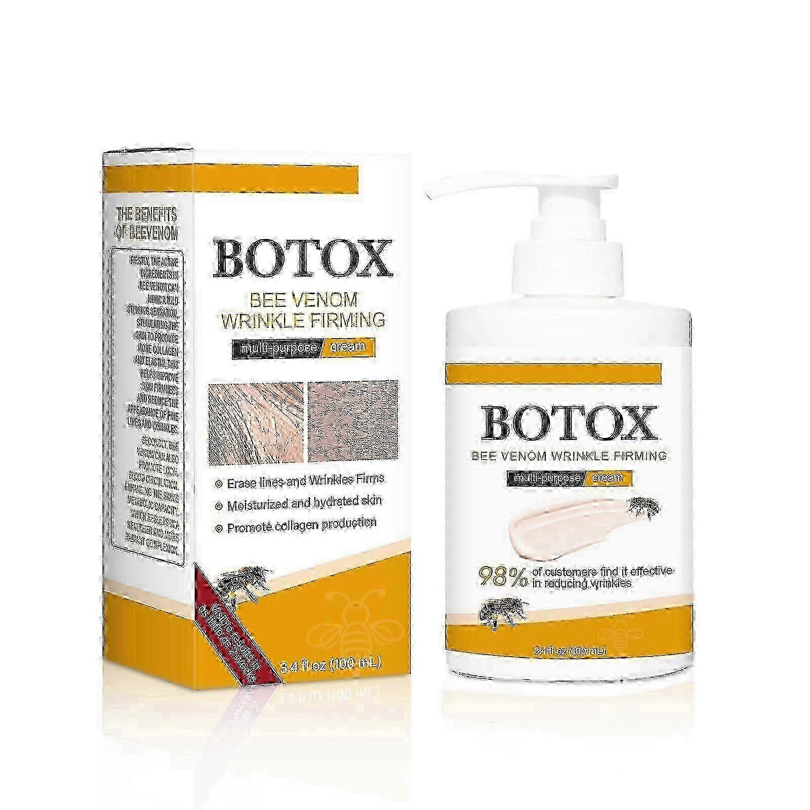 كريم إزالة التجاعيد Bo-tox Bee Venom ، كريم شد التجاعيد Bo-tox Bee Venom ، مرطب مضاد للشيخوخة للوجه والرقبة ، شد الشد