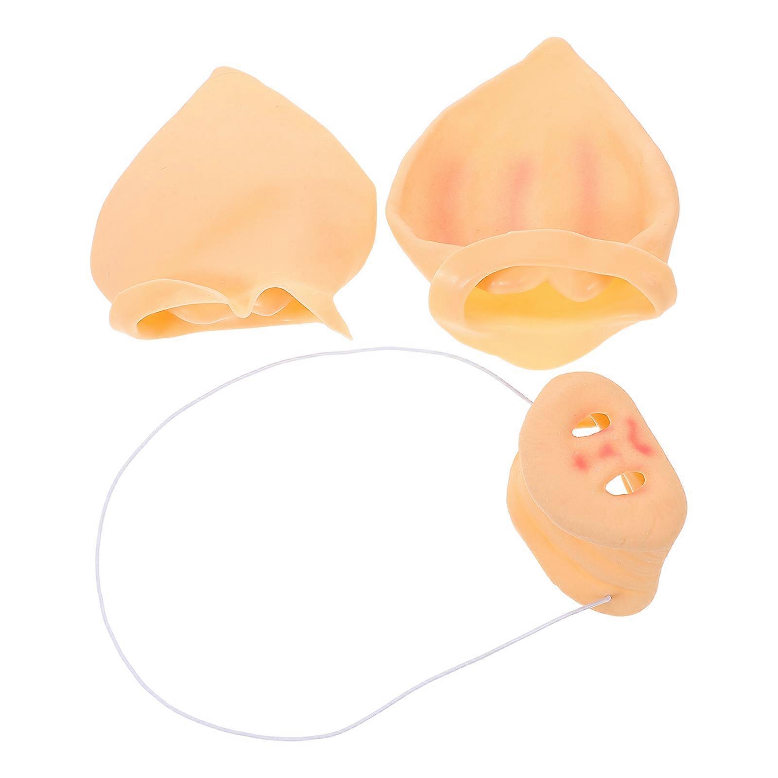 Realistic Pig Nose and Ears Costume Accessory Set for Halloween, Cosplay, and Themed Events – Comfortable, Lightweight Props for Festive and