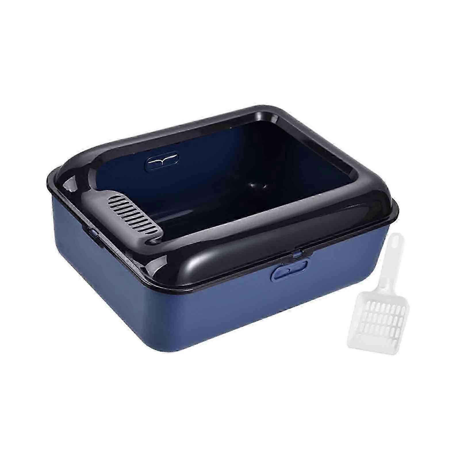 Premium Open-Top Cat Litter Tray for Hygienic and Easy Cleaning - UK Pet Essentials