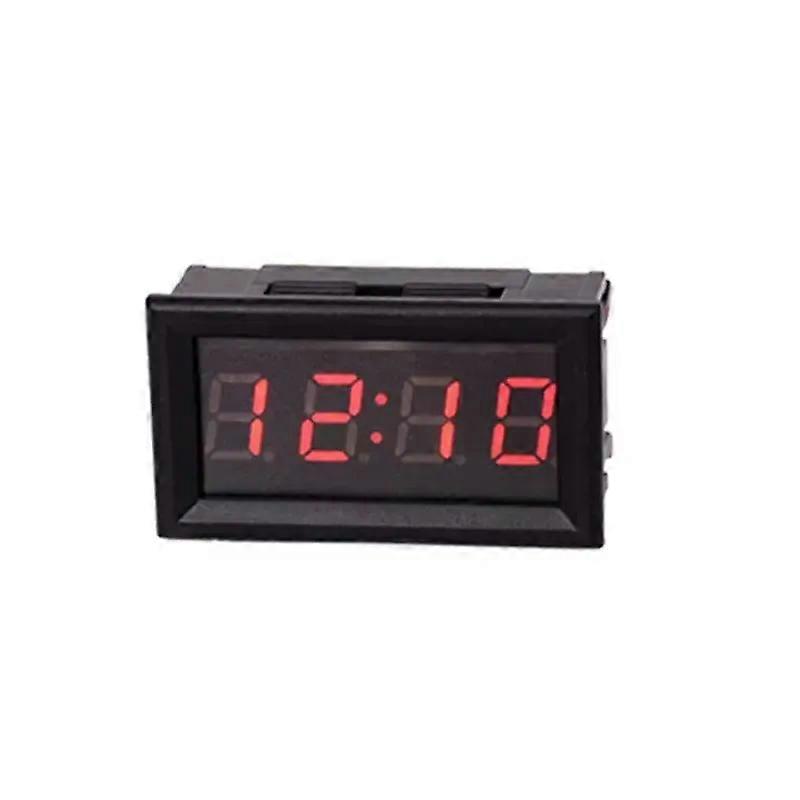 Vehicle Electronic Clock DIY Car Motorcycle Time Display Module Power-Off Memory