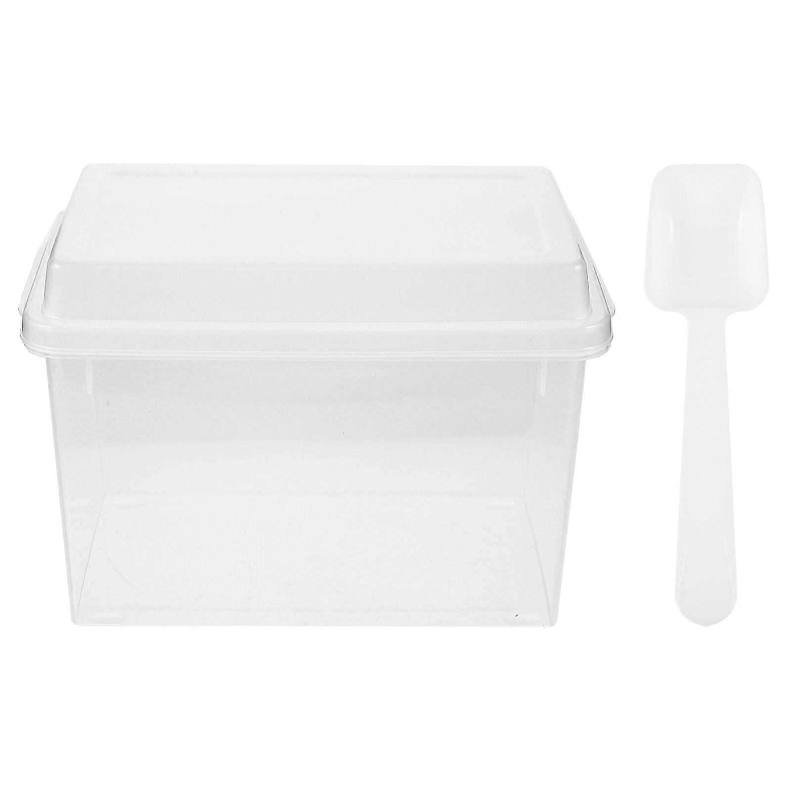Sugar Canister For Home Organization 1 Set Of Airtight Food Storage Container Transparent Color 24.00X17.00X15.00CM Size