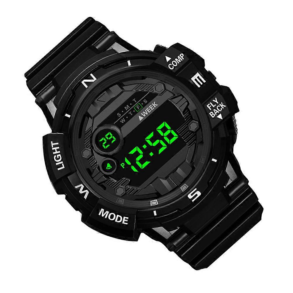 Here's a well structured product description for the **"Digital Watch For Men Simple Luminous Electronic Wristwatch With Alarm, Date, And Day