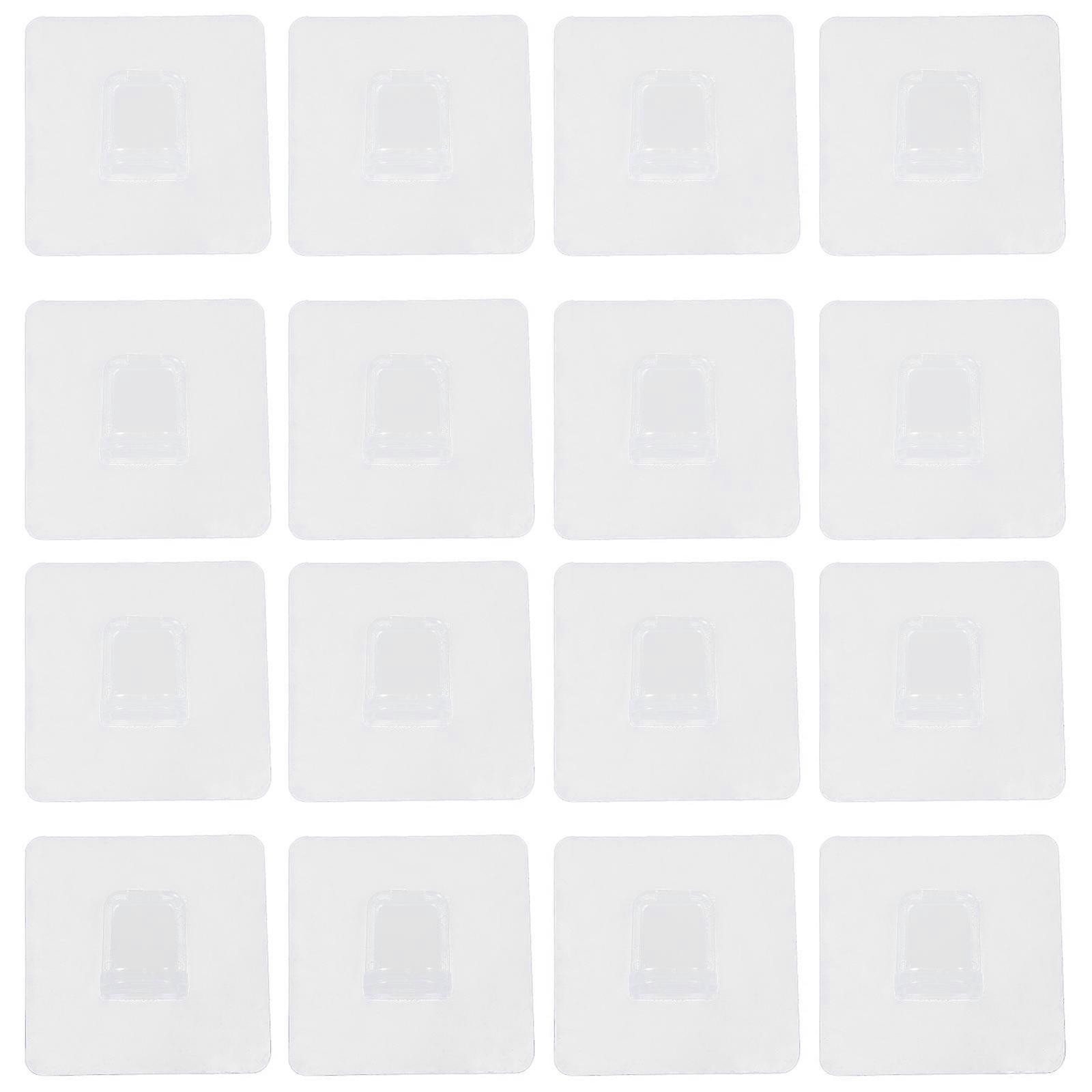 Acrylic Cabinet Board Brackets 12Pcs For Furniture Assembly Transparent Color Simple Design Wall Mounting