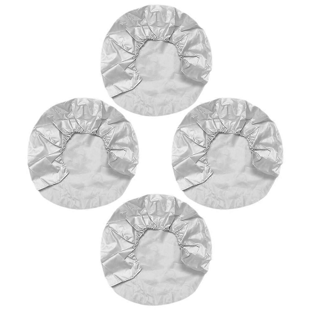 4 Pcs RV Tire Wheel Protector Covers Designed For Vehicle Maintenance Prevent Aging And Fading Suitable For 27-29 Inch Diameter Tires
