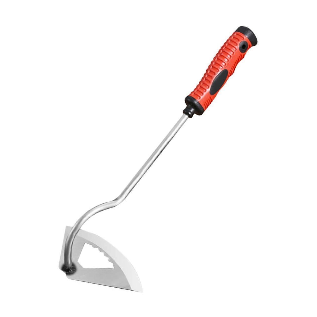 Weed and Root Drying Tools Uproot Handle Garden Hoe Grinder Tool for Garden