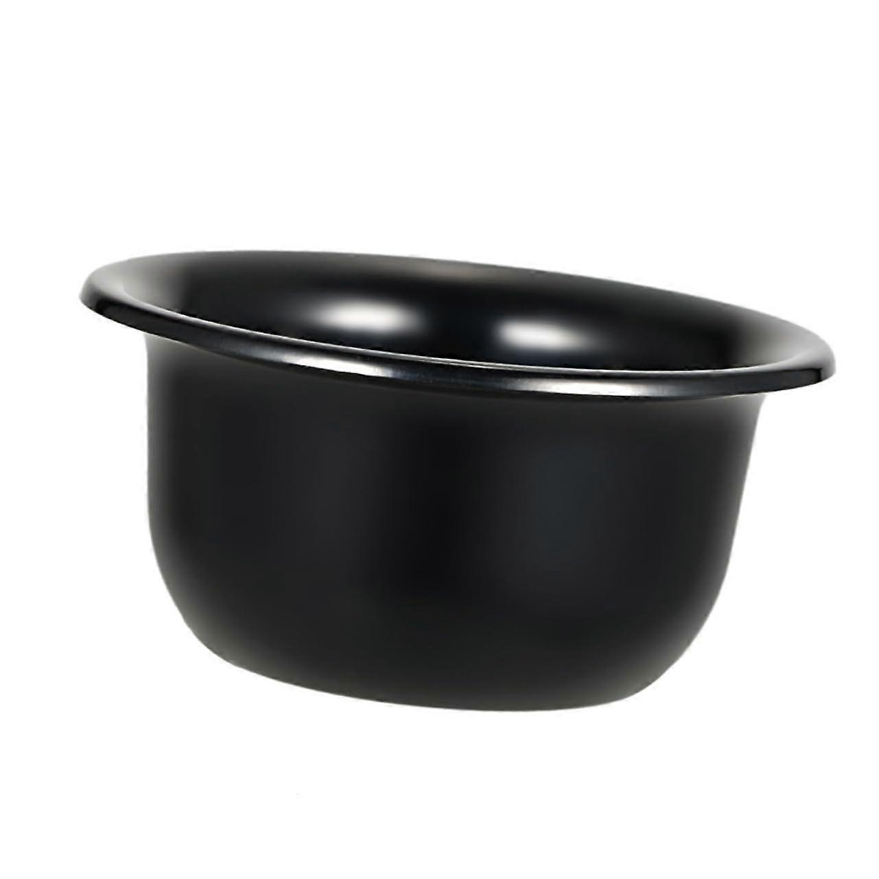 Shaving bowl made of plastic for men, unbreakable soap bowl with elegant design
