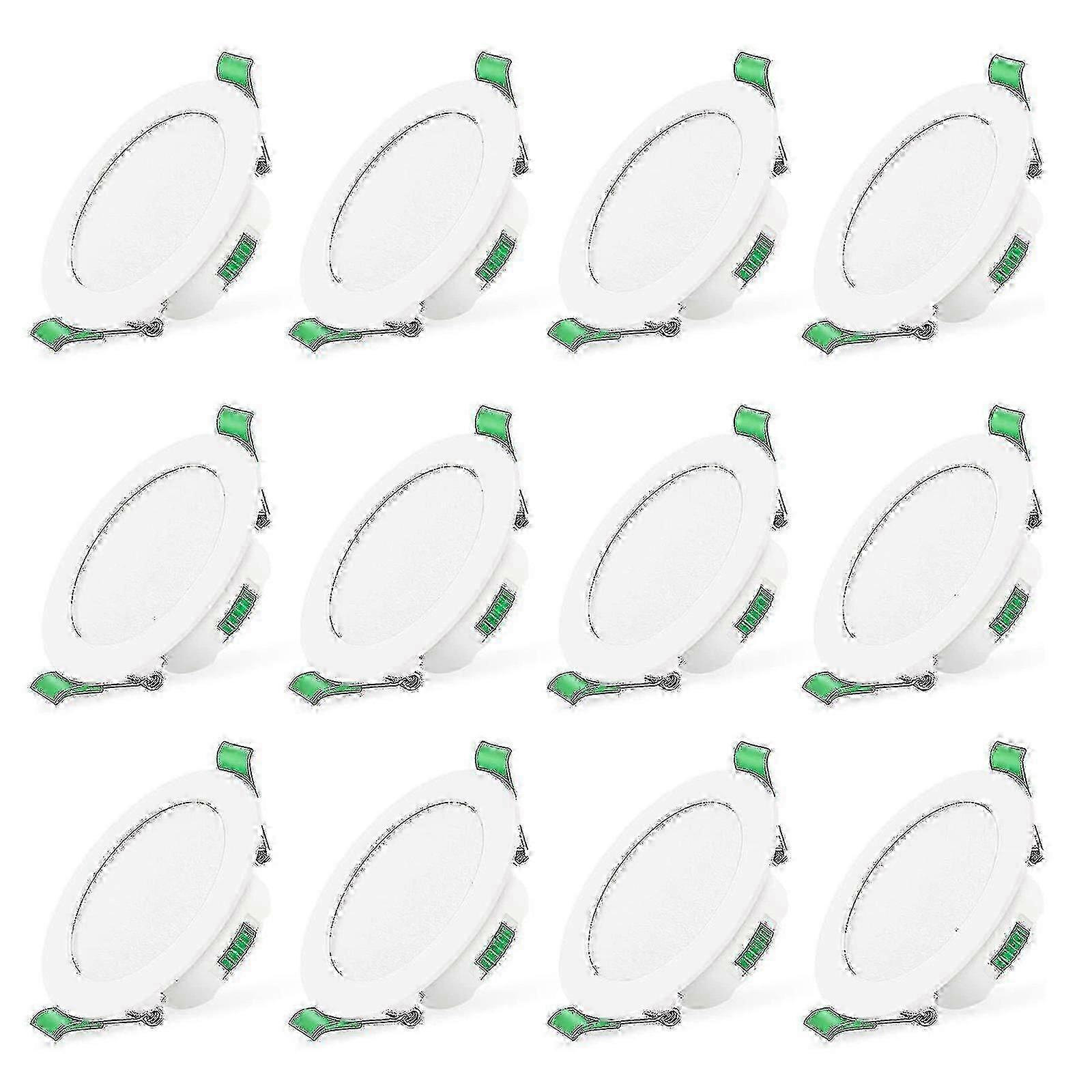 12pcs 7w White light-emitting diode Downlight Recessed Ceiling Lights Slim Spot