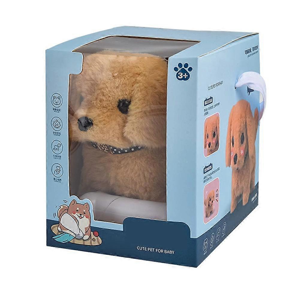 Realistic Interactive Robot Puppy Toy Walks Barks and Responds to Touch Electronic Pet for Kids Ideal Gift