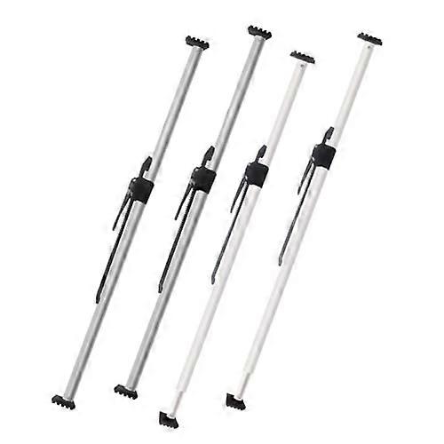 Adjustable Pickup Roof Rack 2000-2380mm, Heavy Duty Load Capacity for Enclosed Trailers and Delivery Vans 4pc 1830-2200mm