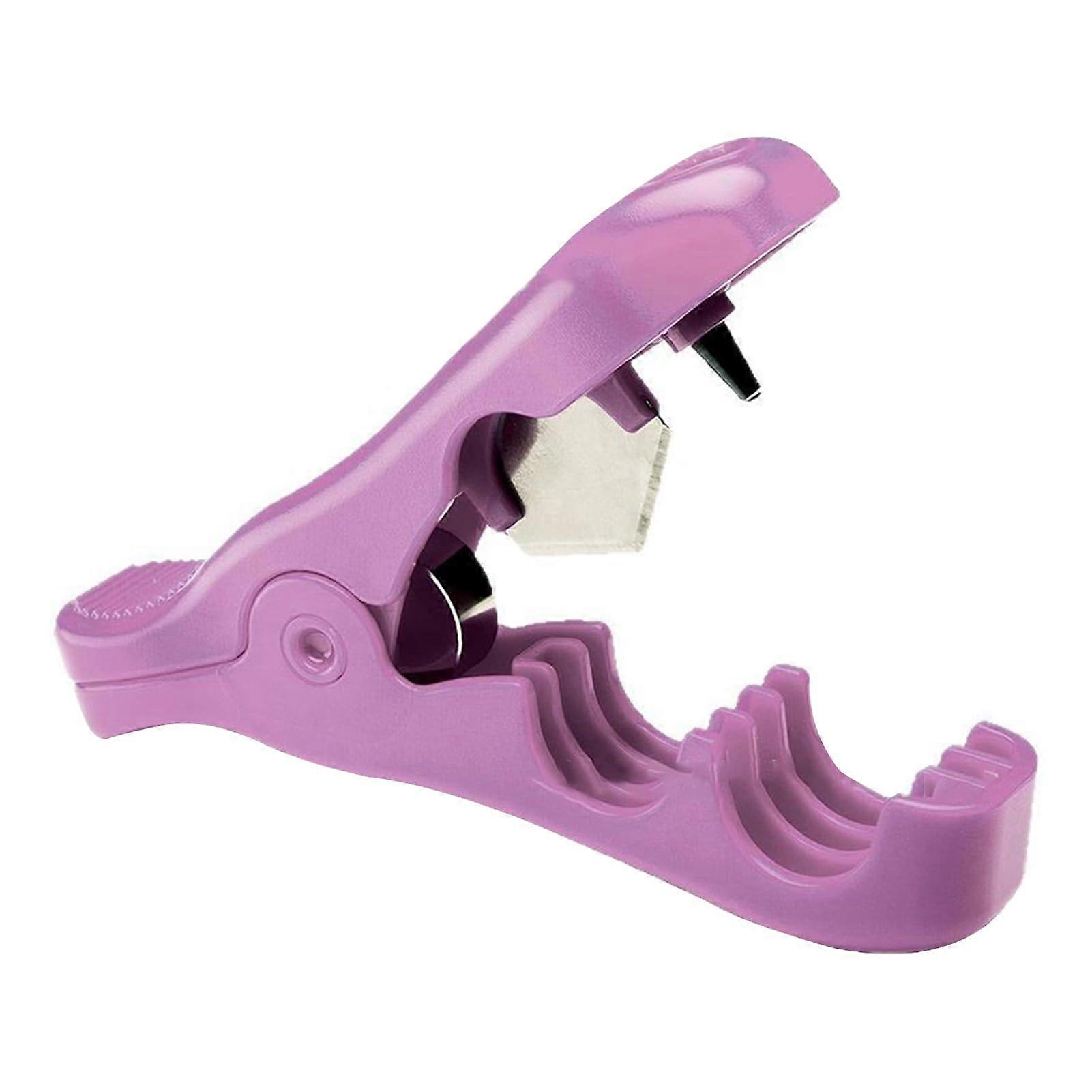 Drip Irrigation 2in1 Combination Tubing Cutter, Hole Punch Tool with Ergonomic Handle, Purple