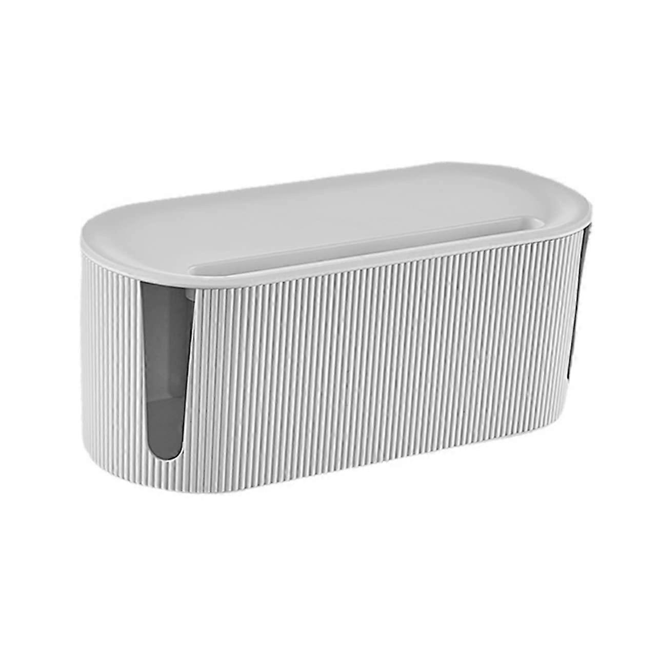 Cable Organizer Box – Simple Storage Solution for Cables and Power Cords, Designed for Desks and Walls, Durable Accessory for Home and Office