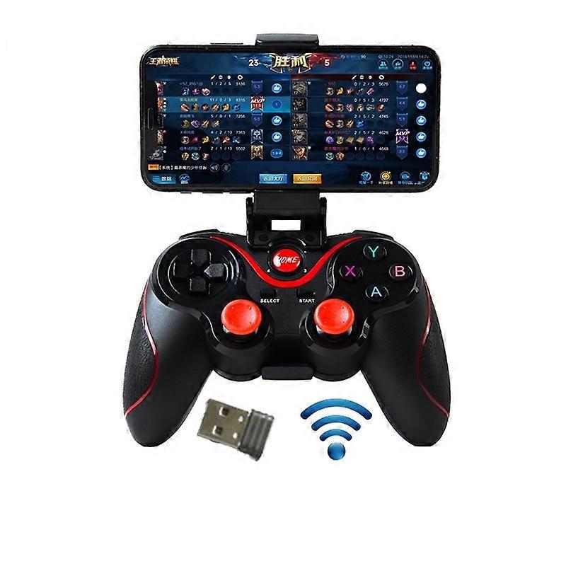 Maniglia per controller di gioco Bluetooth wireless S6 con staffa e ricevitore