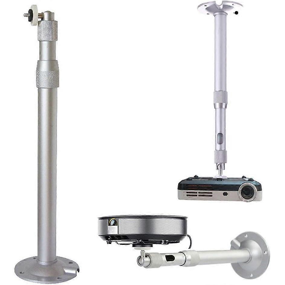 Projector Wall Mount Bracket 20-40cm Projector Hanging Bracket Wall Mount Ceiling Mount Rotatable Aluminum Alloy