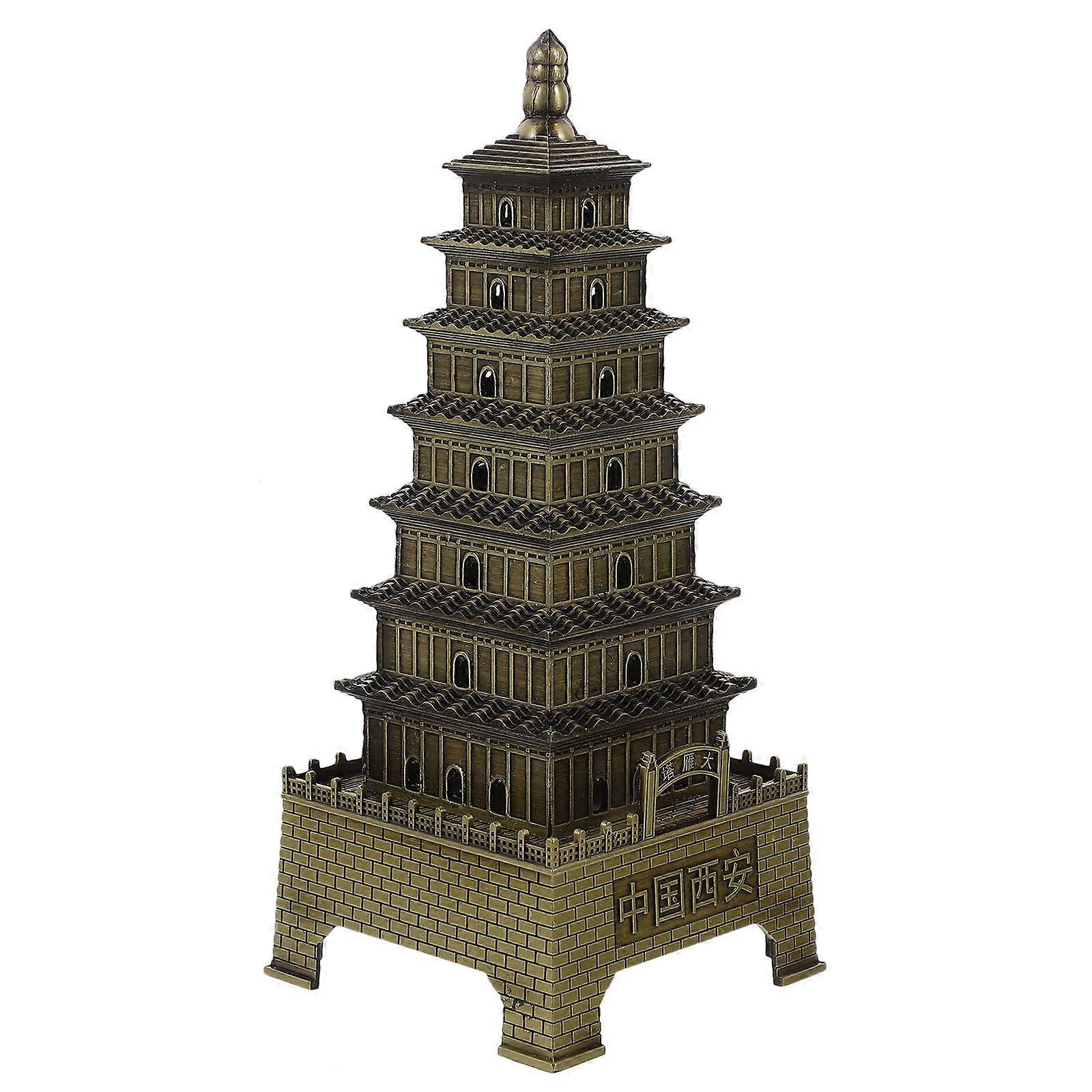 Alloy Model Golden Desktop Ornament Featuring Xi'an Souvenir Value and Easy Maintenance