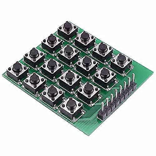 4 x 4 Matrix Keyboard Expansion Module 16-Button Keypad Suitable For Microcontrollers