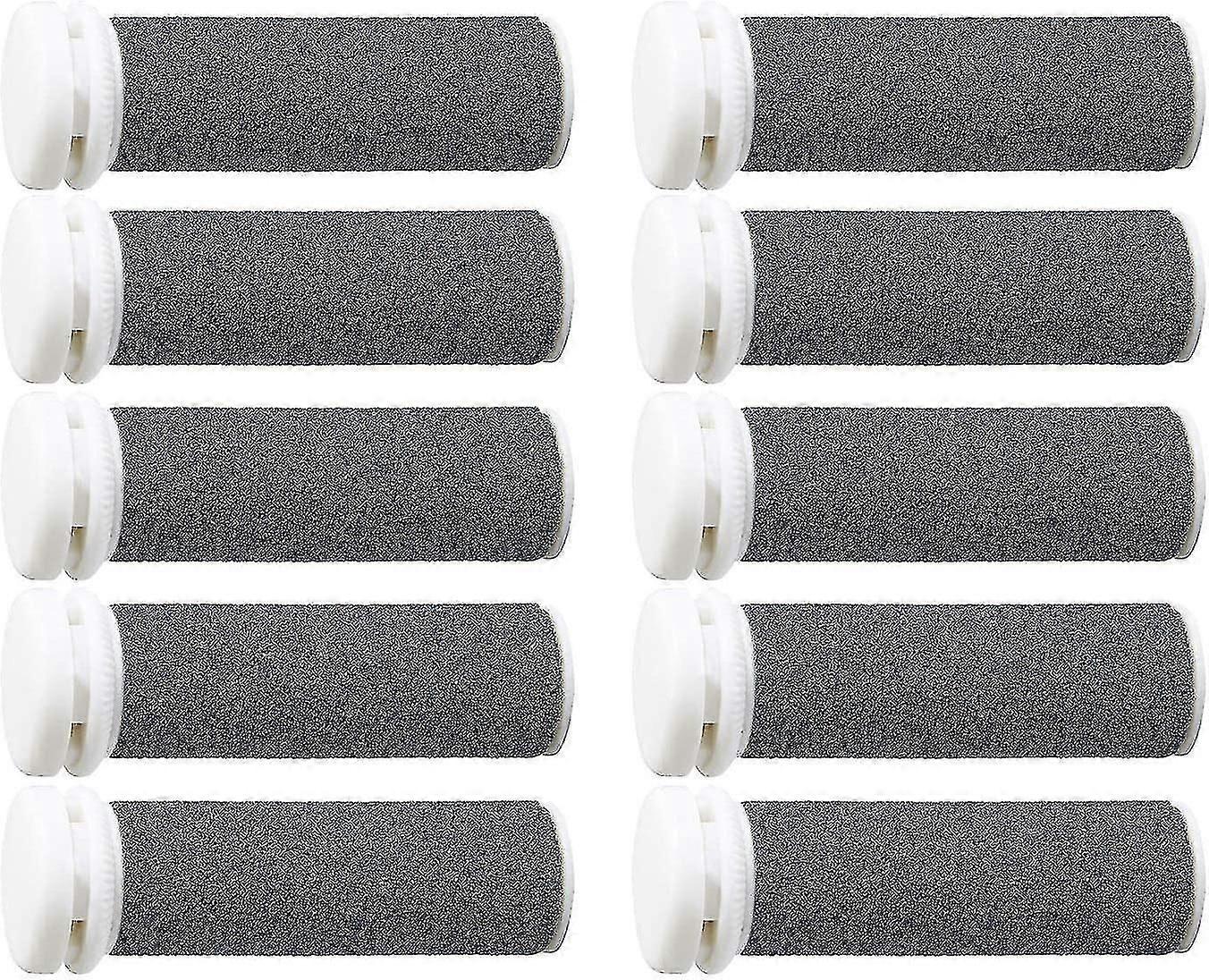 10 Pack Replacement Head Replacement Rollers Compatible With Emjoi Micro For Extremely Rough And Hard Skin.